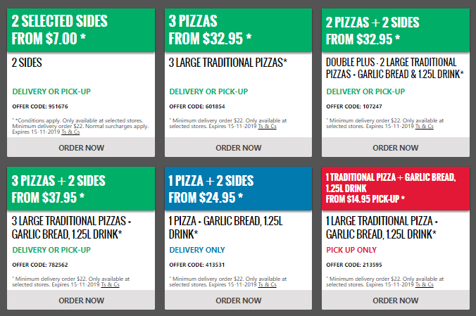 Domino S Menu Prices Locations In Australia Cmenuguide
